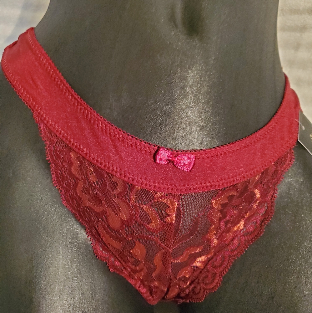 Kirsten Mirco and Lace Thong